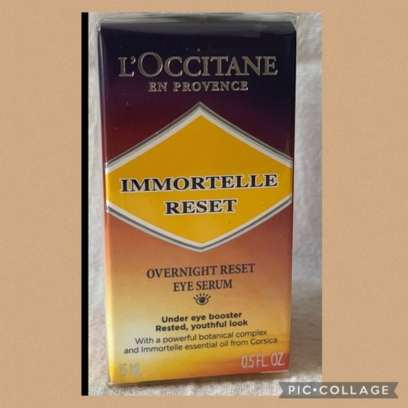L'OCCITANE Skincare One Nwt Loccitane Immortelle Overnight Reset Eye Serum Still Sealed